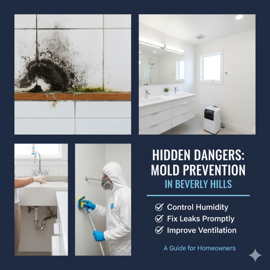 Hidden Dangers: A Guide to Mold Prevention for Beverly Hills Homeowners